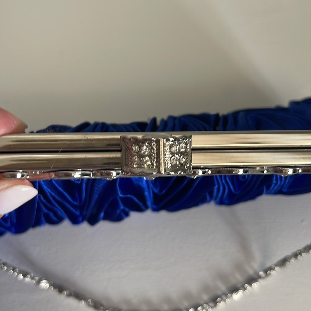 Evening Bag in Royal Blue - Picture 5 of 7